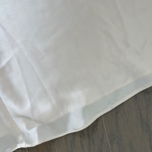 Reformation ROY Satin Wedding Dress Halter Gown - Fior Di Latte - with tags - 6 - Picture 14 of 14